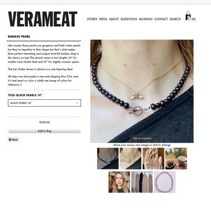 Verameat pearls necklace